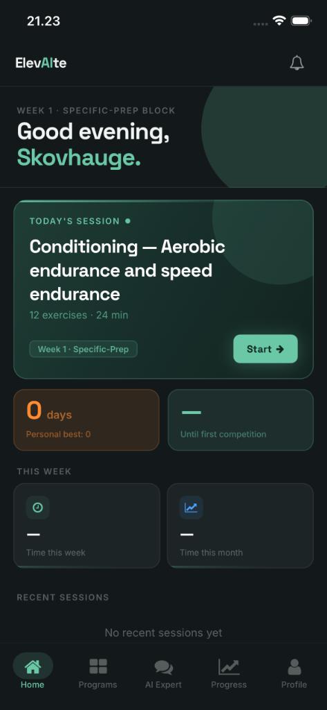 ElevAite Adaptive Training Plan